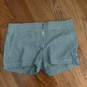 J crew pinstripe shorts